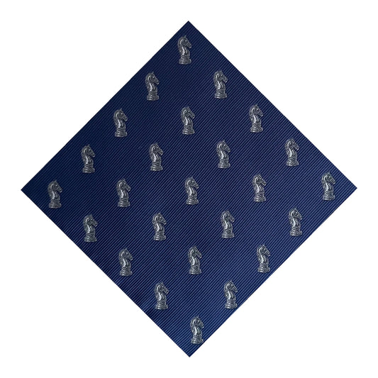Chess Knight Pocket Square