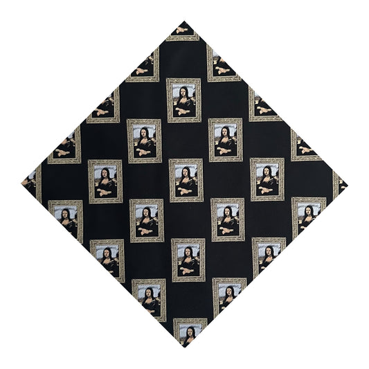 Mona Lisa Pocket Square