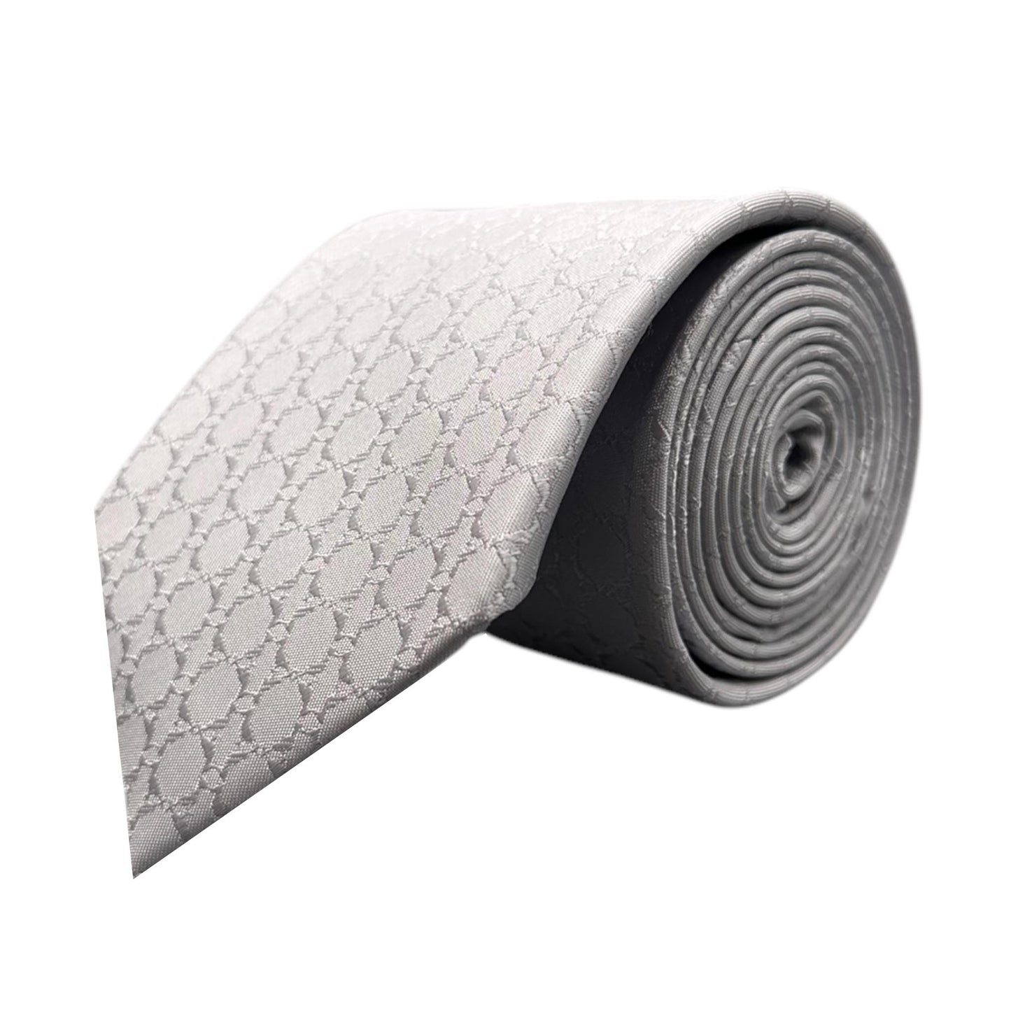 Light Grey Textured OFL Necktie