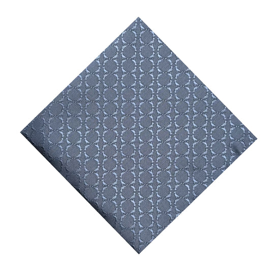 Steel Blue Textured OFL Pocket Square