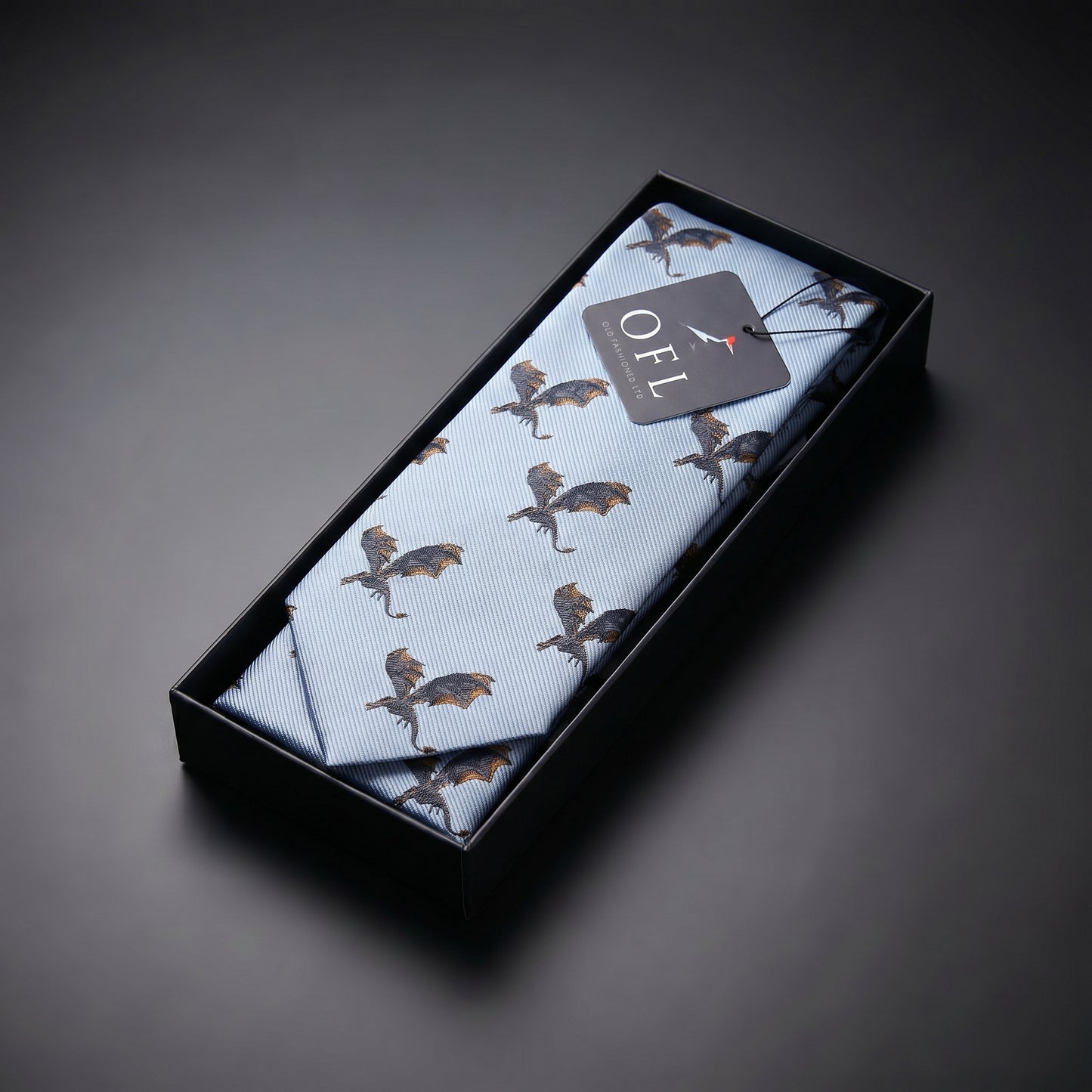 Dragon Tie Grey