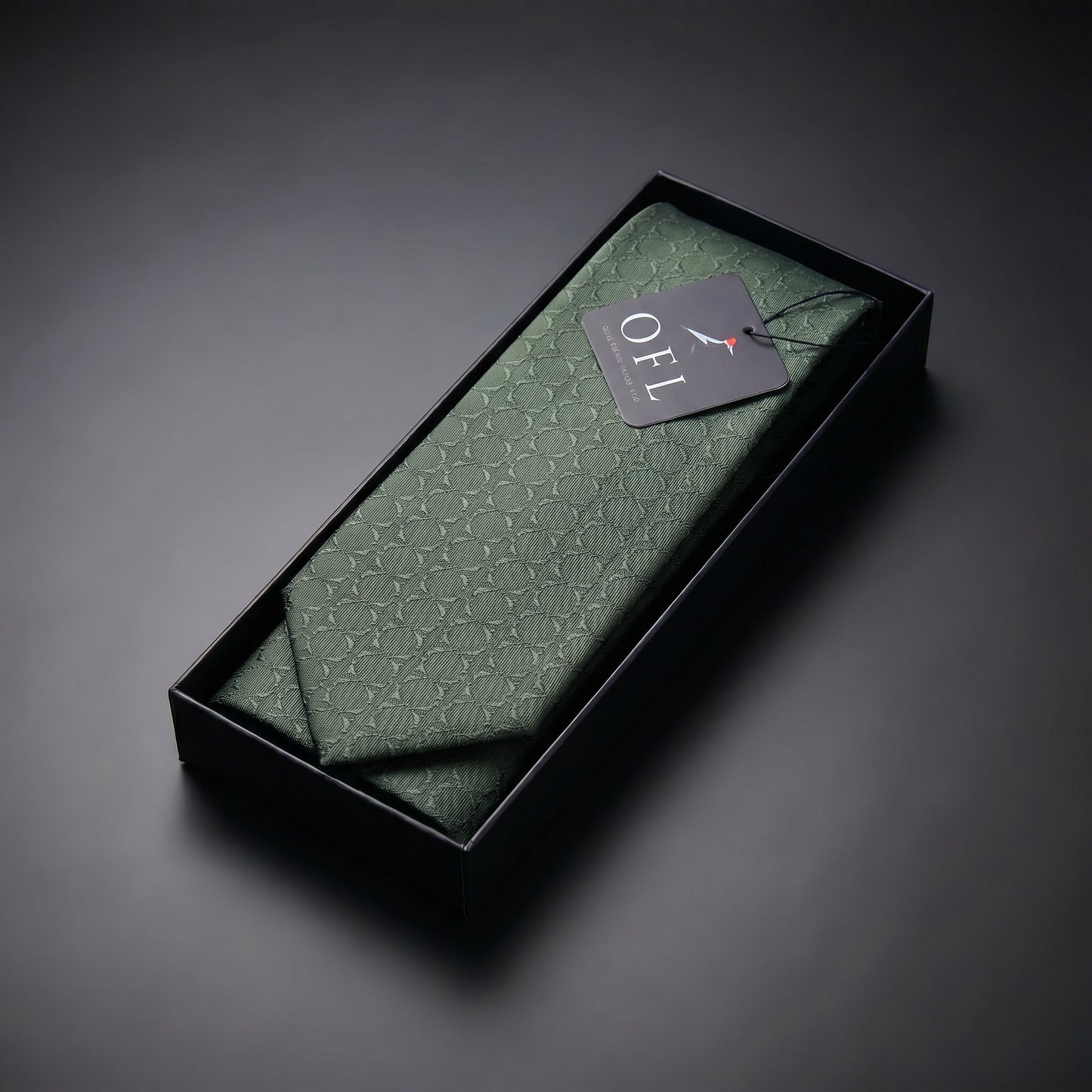 Forest Green Textured Tie