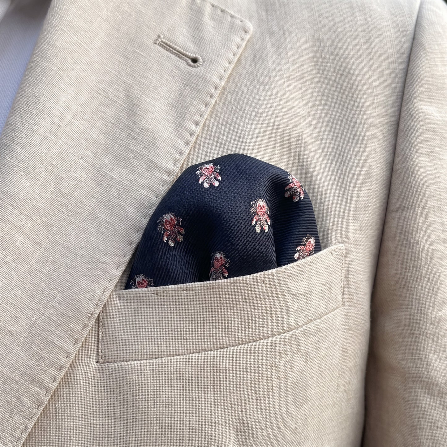 Scary Doll Pocket Square