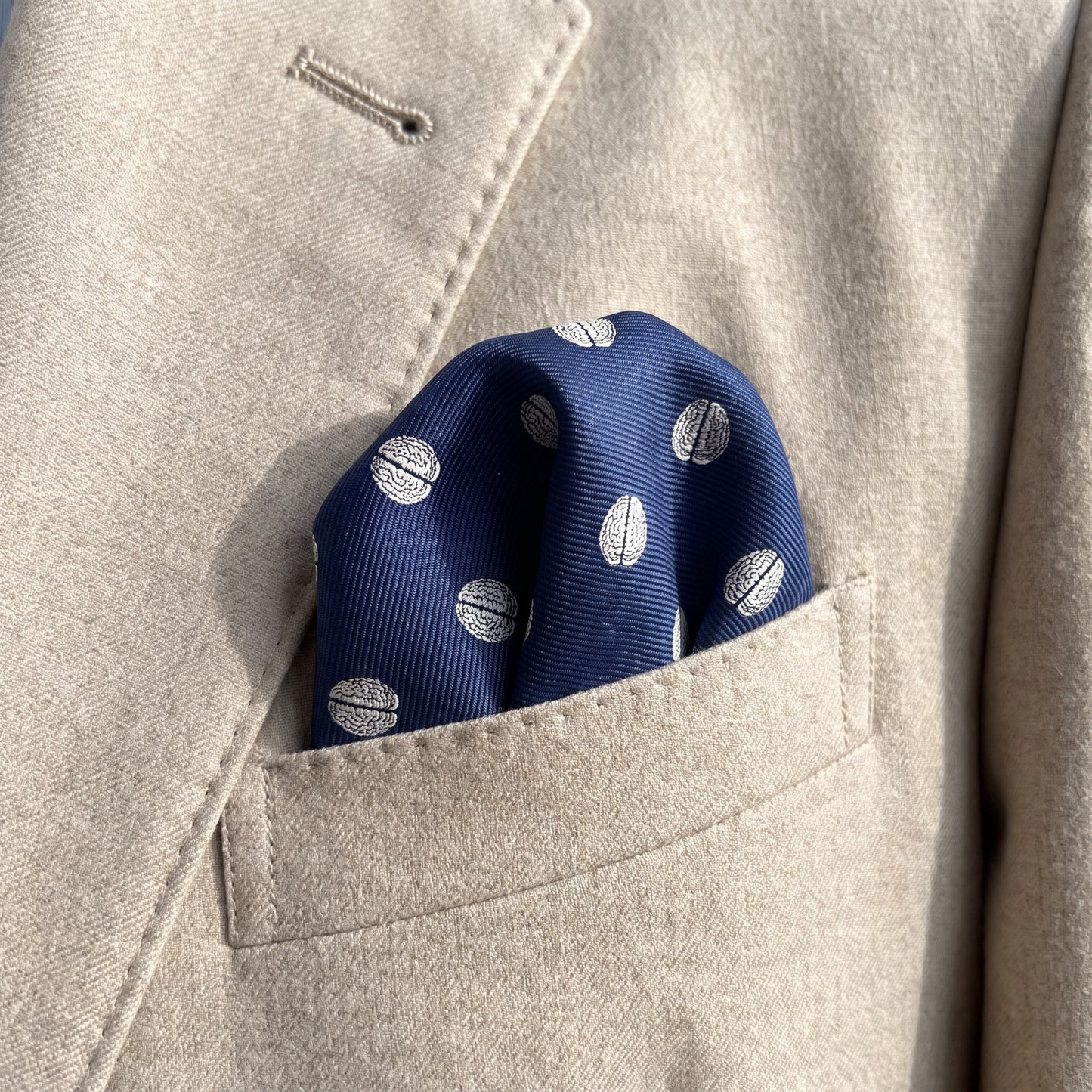 Brain Pocket Square