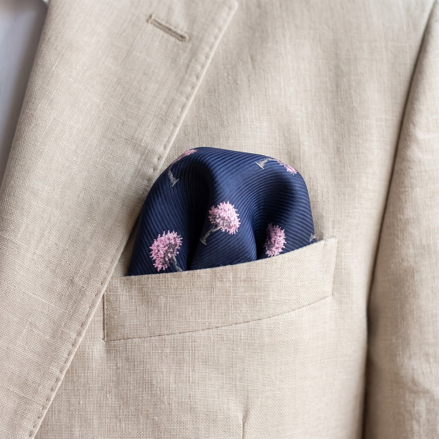 Cherry Blossom Pocket Square