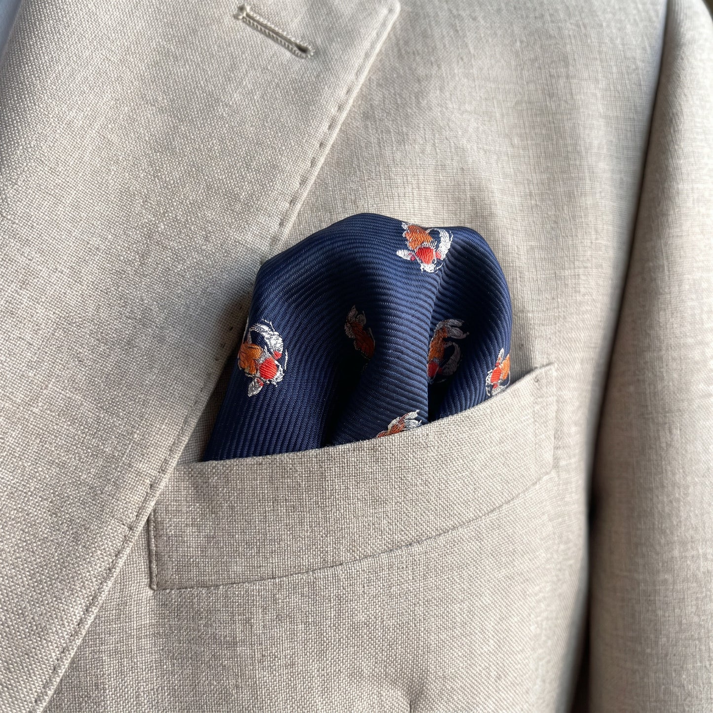 Fish Pocket Square