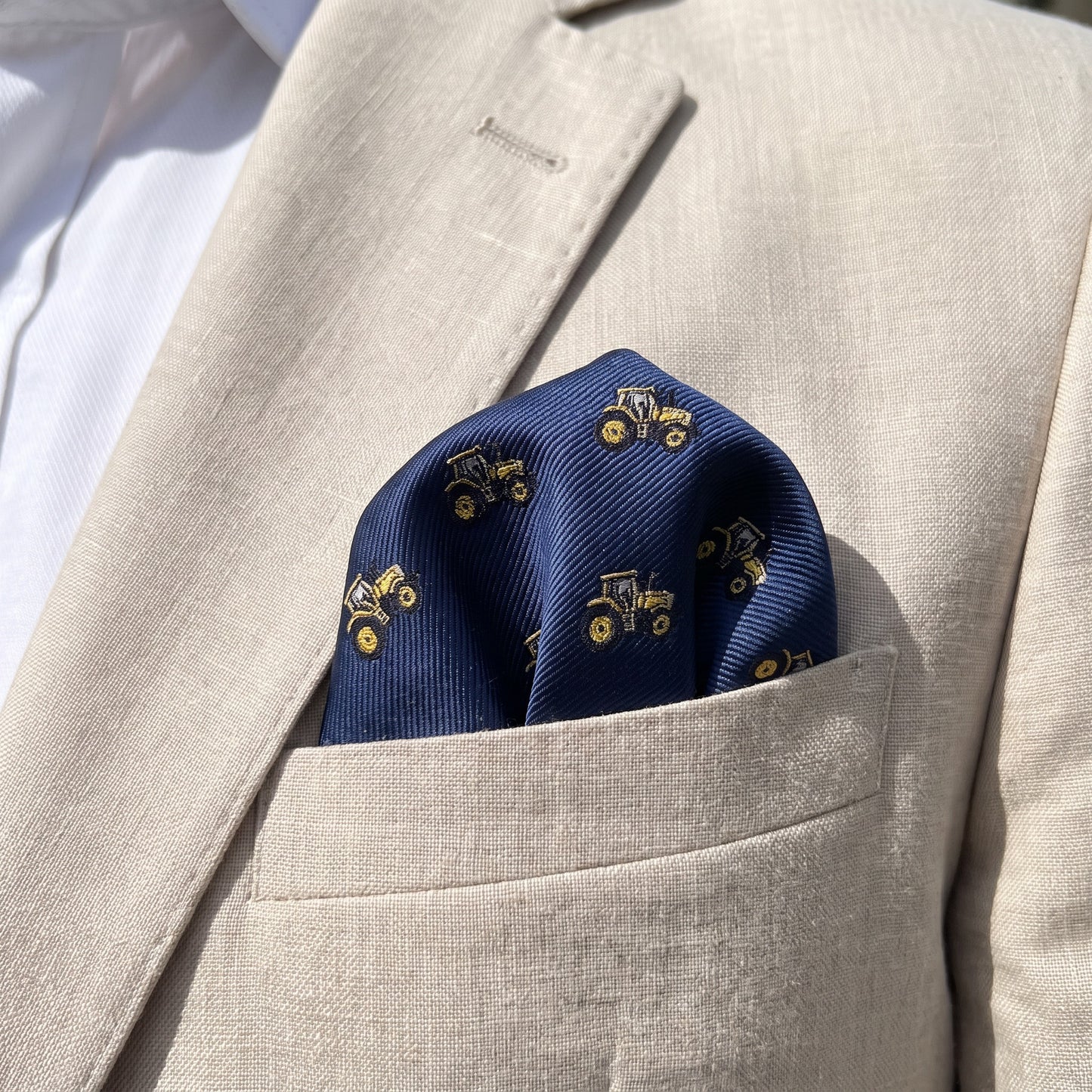 Tractor Pocket Square