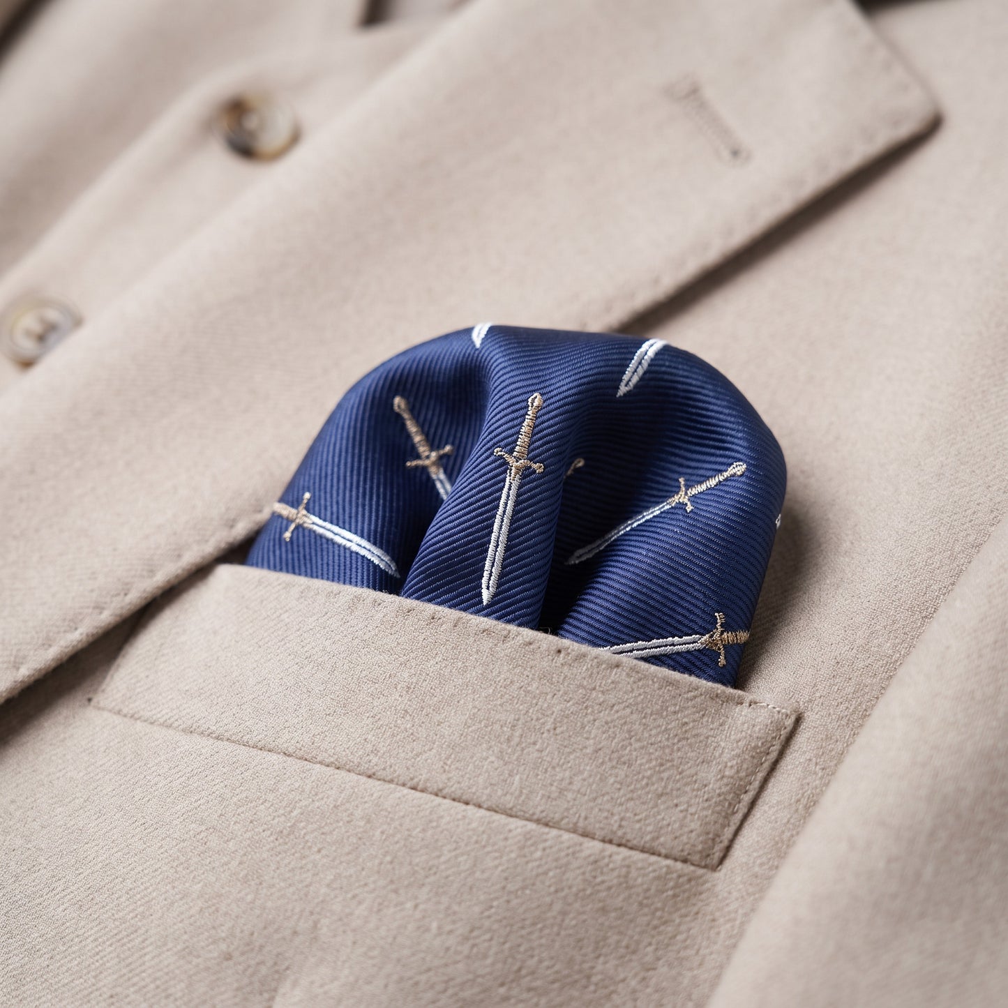 Sword Pocket Square