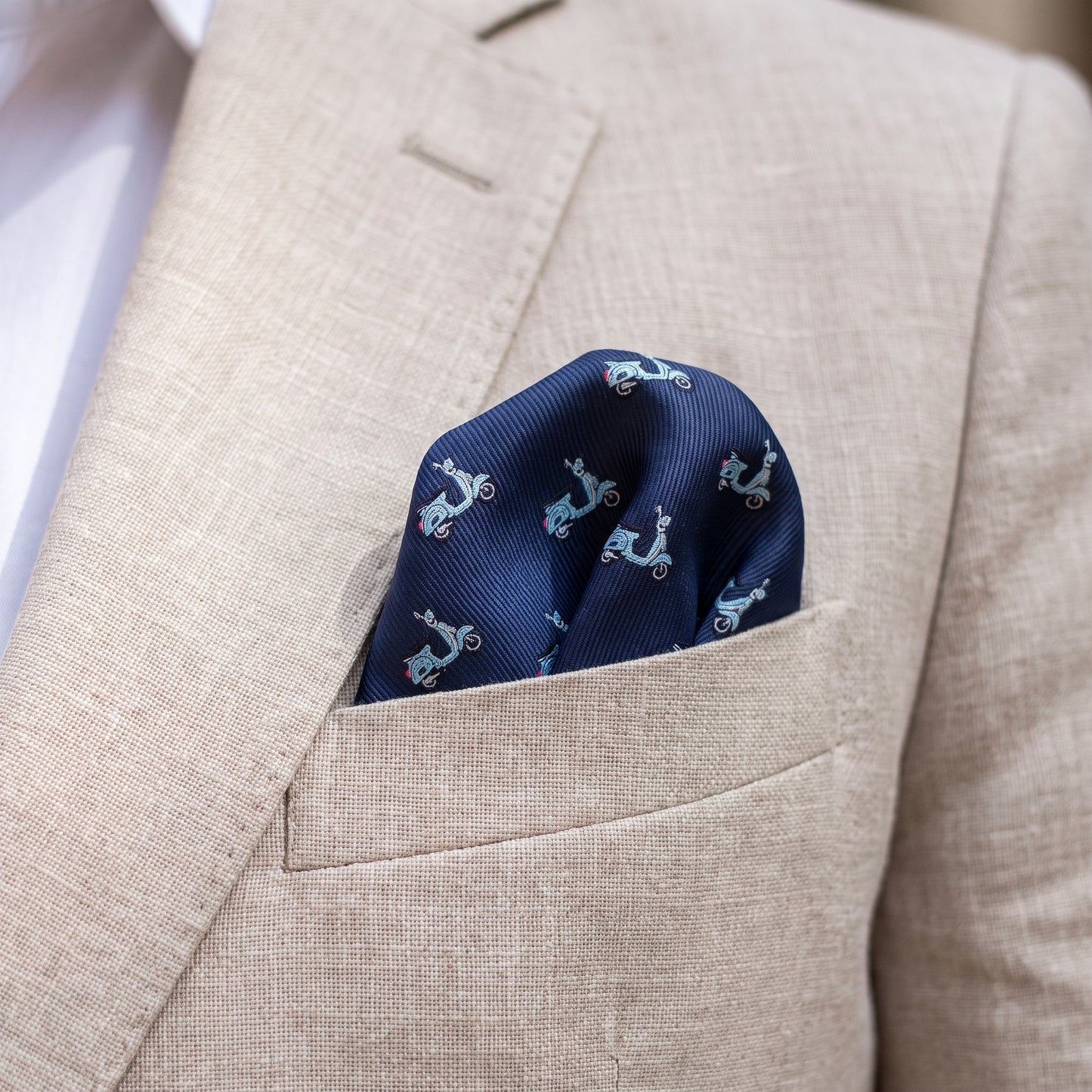 Scooter Pocket Square