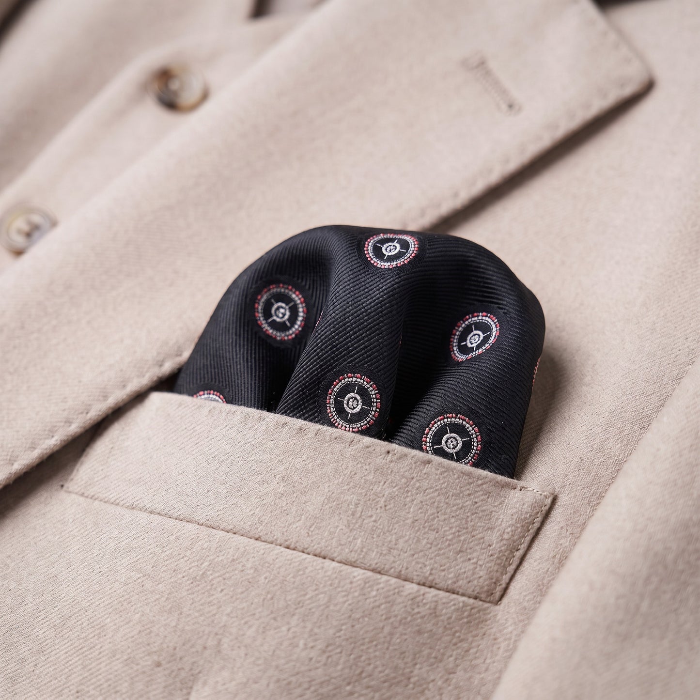 Roulette Pocket Square
