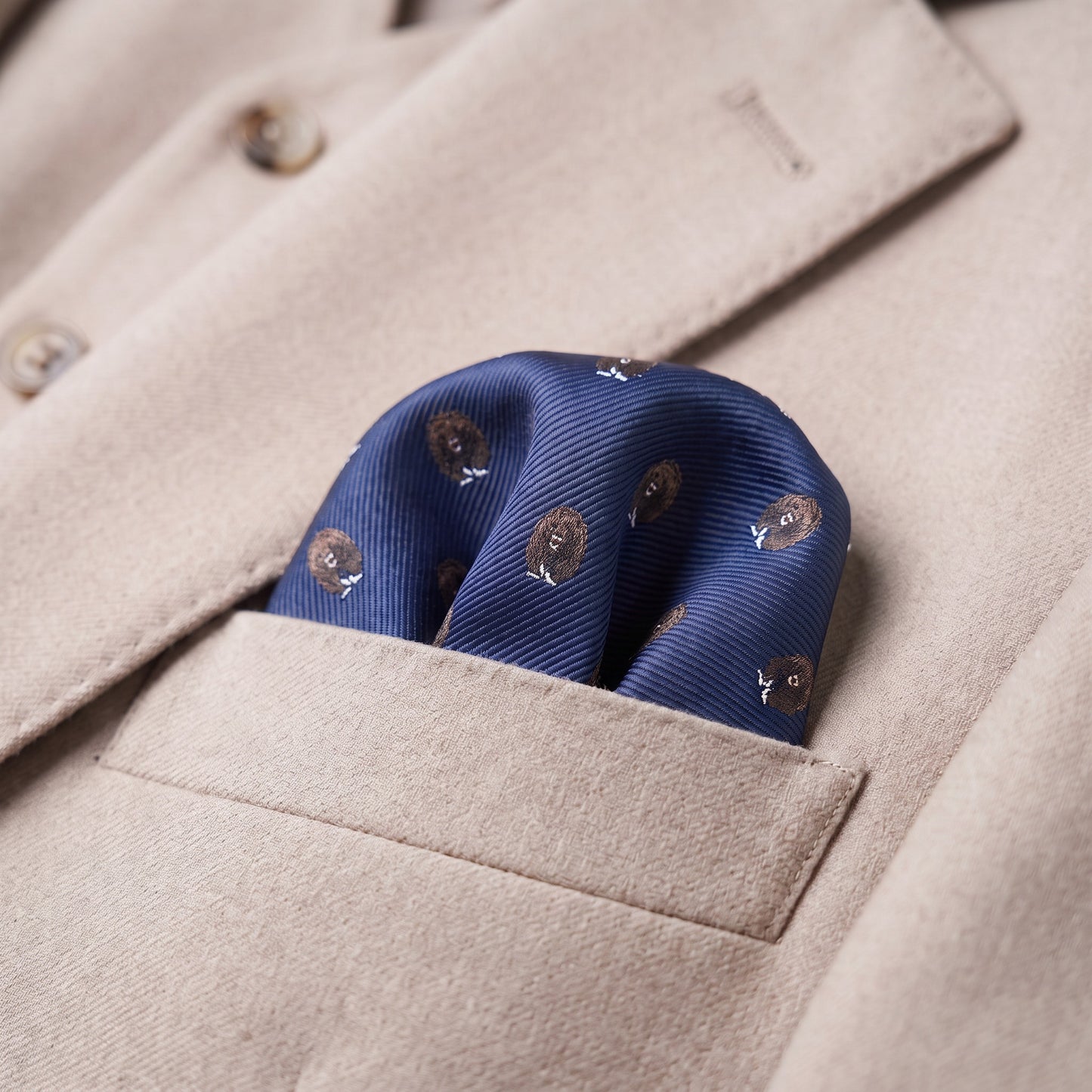Bear Pocket Square