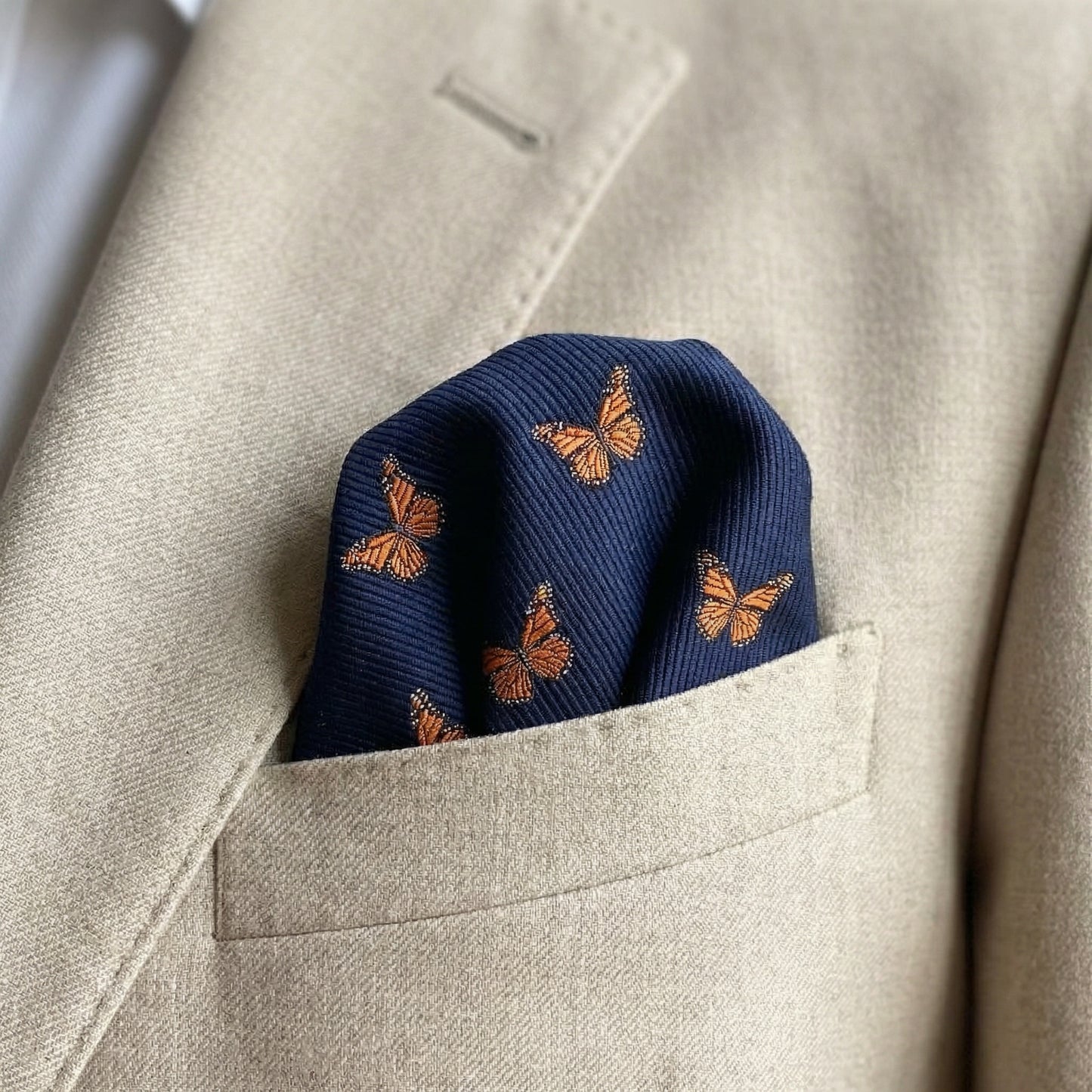 Butterfly Pocket Square