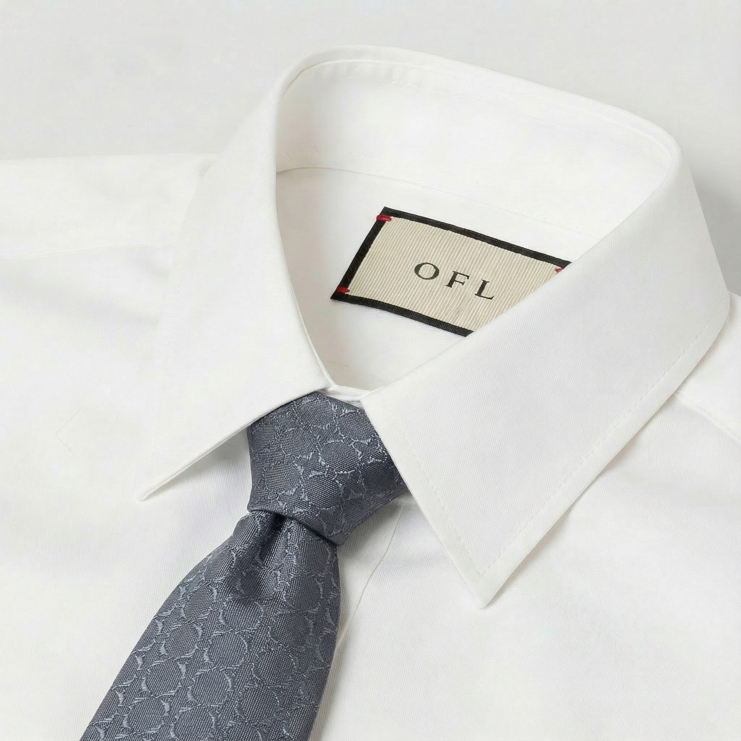 Steel Blue Textured Tie