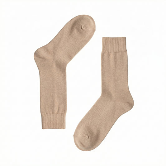 Beige Smart Smooth Socks