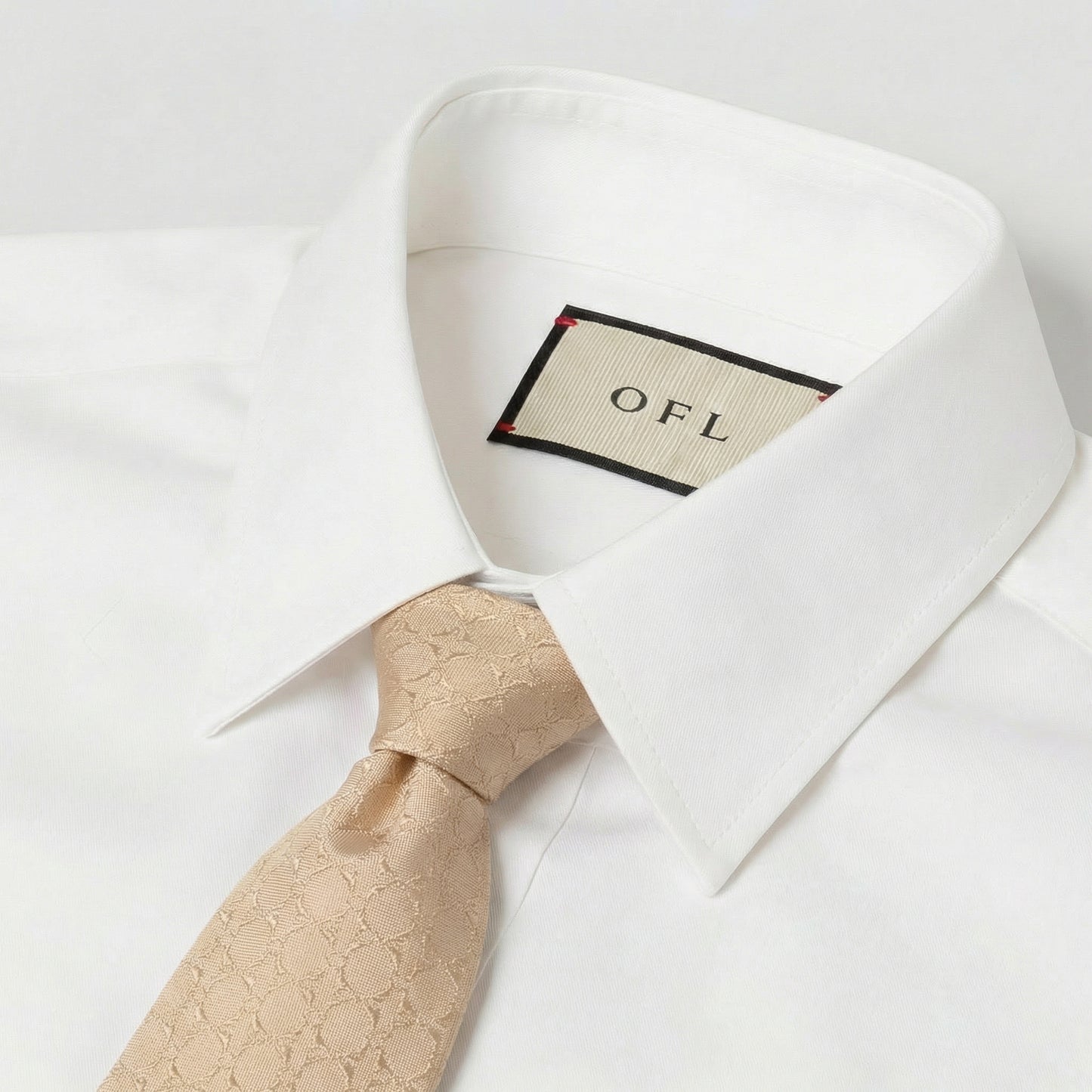 Nude Textured Tie