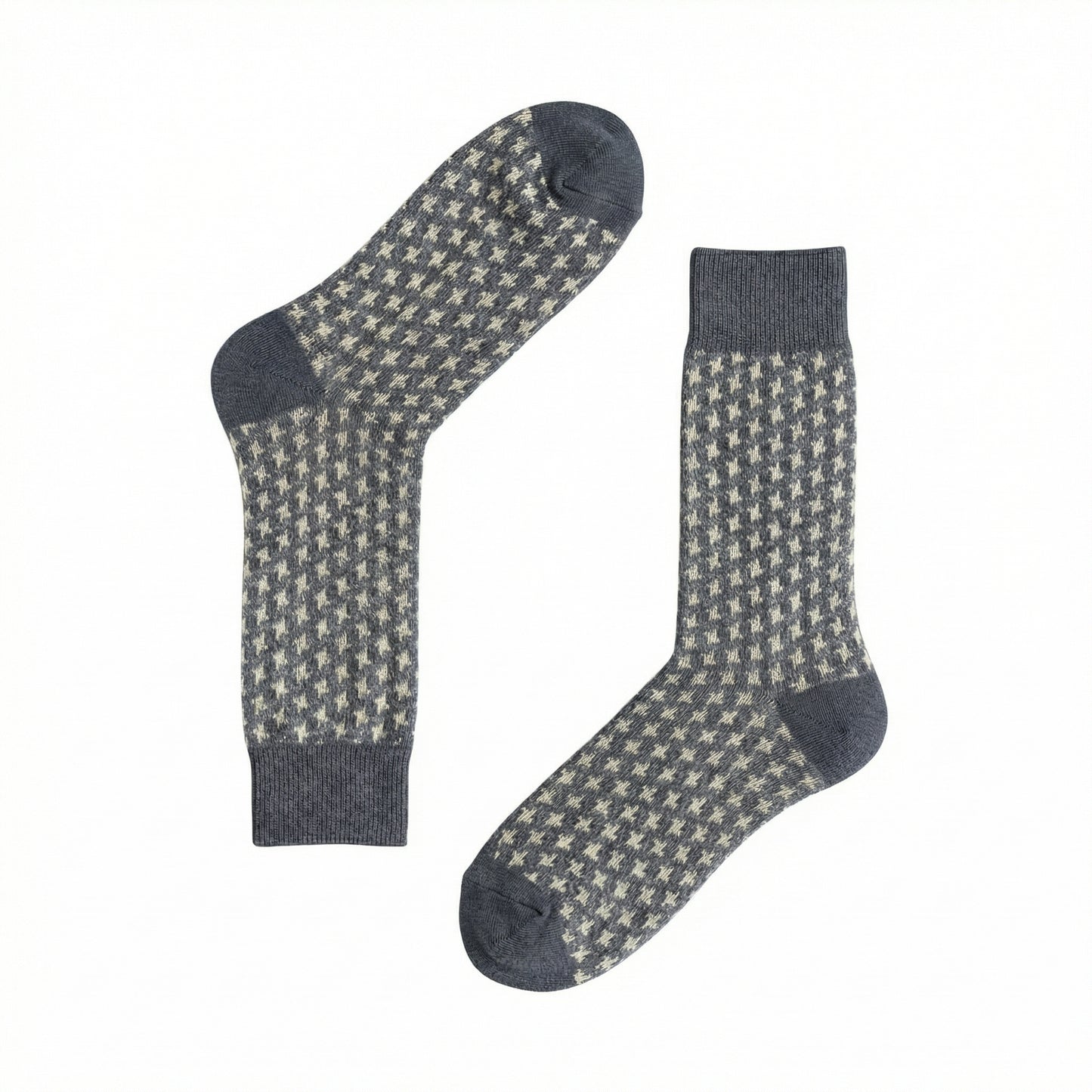 Grey Clover Knit Business Socks