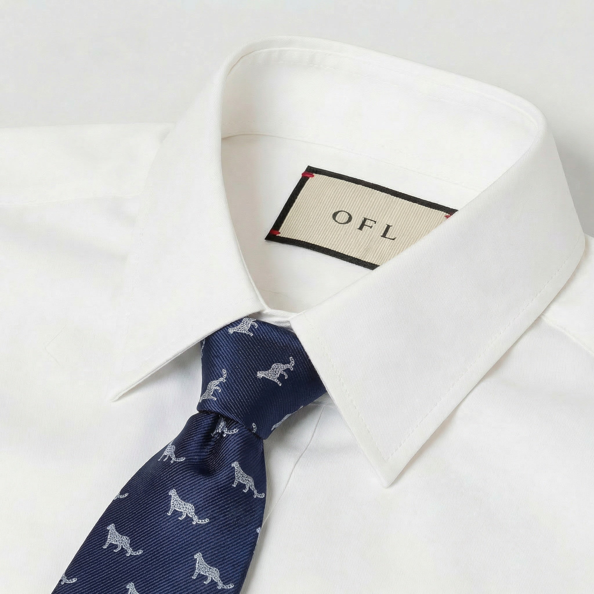 Snow Leopard Necktie - OFL Ties