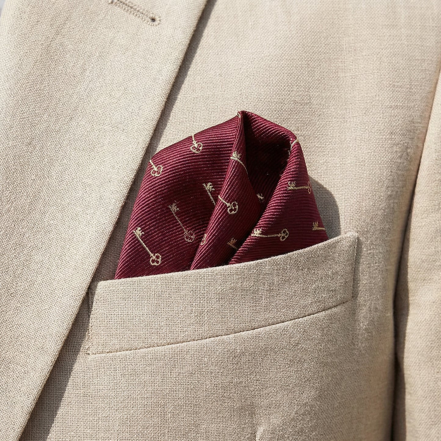 Key Pocket Square